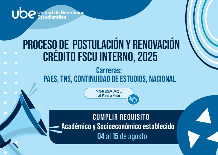 Proceso de Postulación y Renovación Crédito Interno FSCU 2025